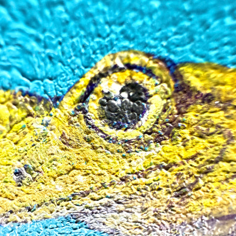 Golden Tree Frog and Leaf “float” (S0)