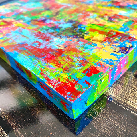 The town on the hill with color erosion (F4)