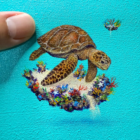 Sea turtle 002 "float"(S0)