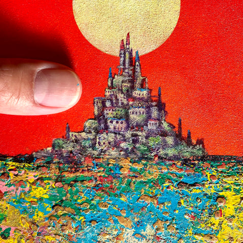 Castle town at sunset (F0)
