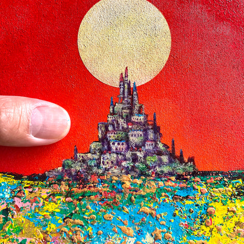 Castle town at sunset (F0)