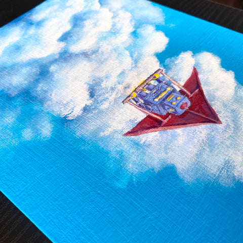 Swimming in the air Tin robot (SM)