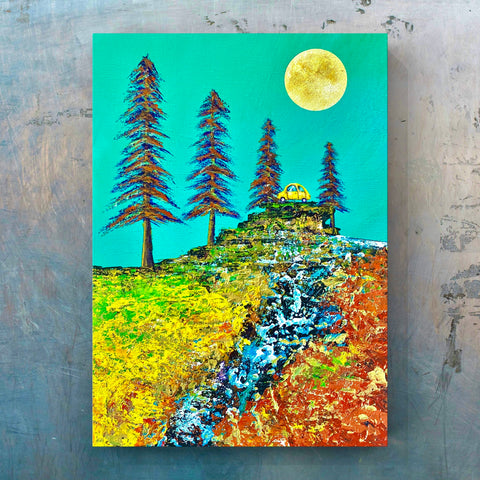 The Moon's Journey in the Green Sky (SM)