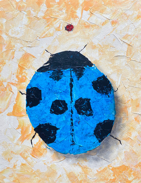 Lady bug Blue 001 (F6)