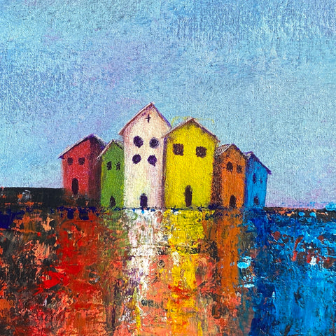 Town along the waterfall (SM)