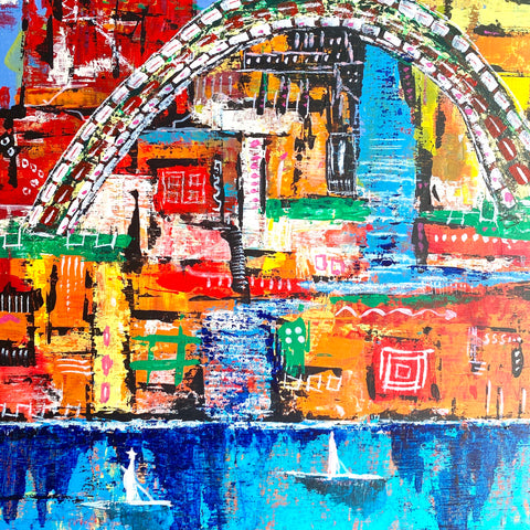 At the foot of the bridge (F6)