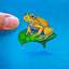 Golden Tree Frog and Leaf “float” (S0)
