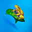 Golden Tree Frog and Leaf “float” (S0)