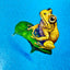 Golden Tree Frog and Leaf “float” (S0)