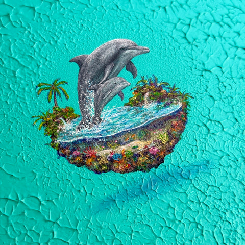 Dolphin Mother and Calf  "float" (S0)