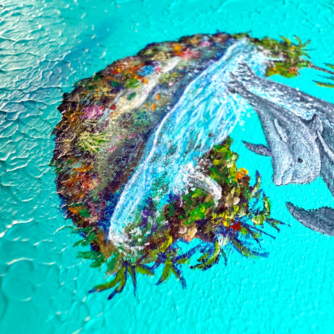 Dolphin Mother and Calf  "float" (S0)