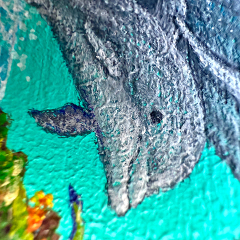 Dolphin Mother and Calf  "float" (S0)