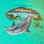 Dolphin Mother and Calf  "float" (S0)