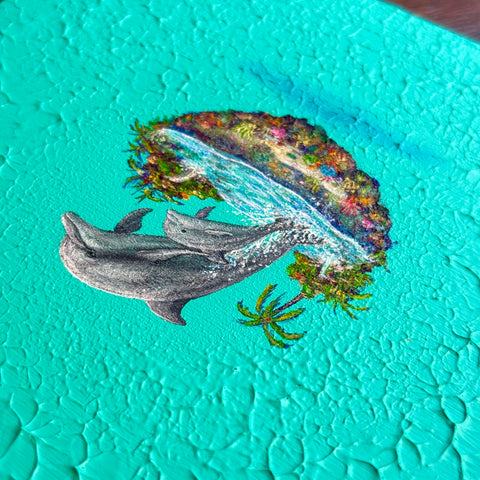 Dolphin Mother and Calf  "float" (S0)